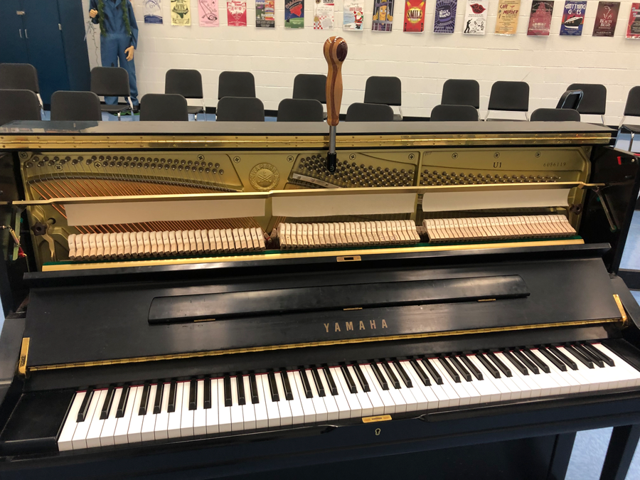 tuning Yamaha U1 at West Mifflin